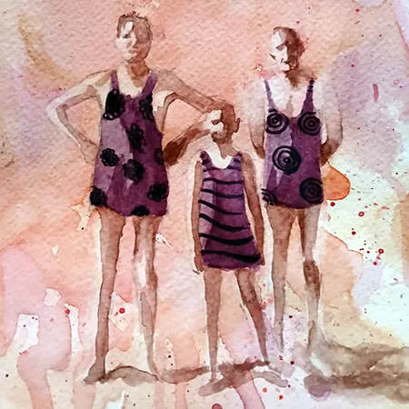 Aquarelle réalisée en cours